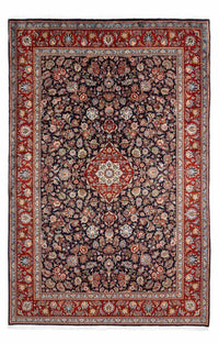 Persisk tæppe - Royal - 302 x 210 cm - mørkeblå