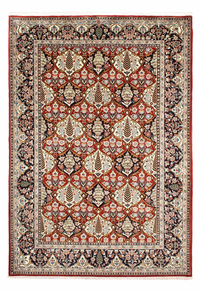 Persisk tæppe - Nomadisk - 292 x 207 cm - mørkerød