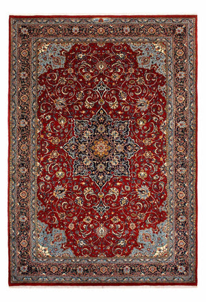 Persisk tæppe - Royal - 312 x 214 cm - mørkerød