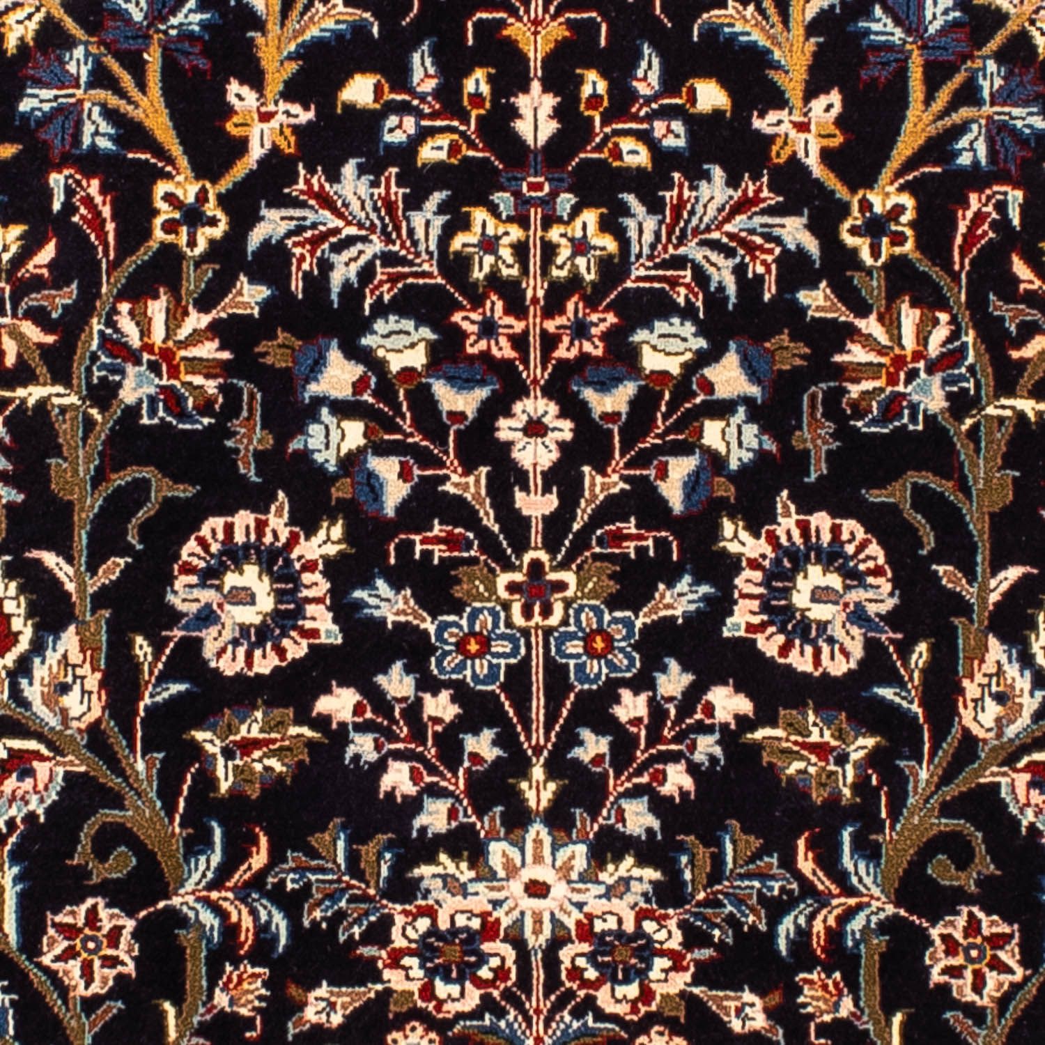 Persisk tæppe - Royal - 278 x 185 cm - mørkeblå