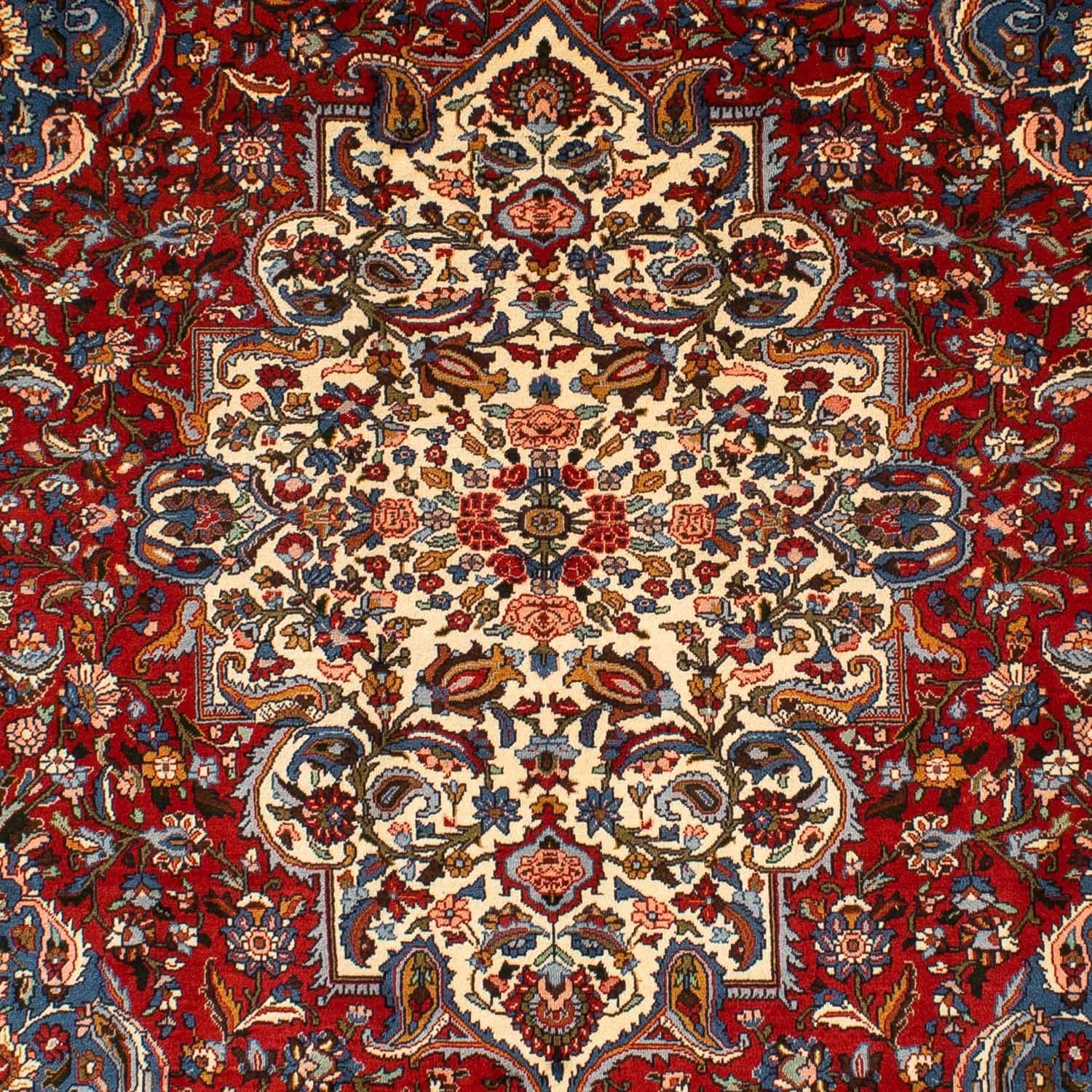 Persisk tæppe - Nomadisk - 297 x 200 cm - mørkerød