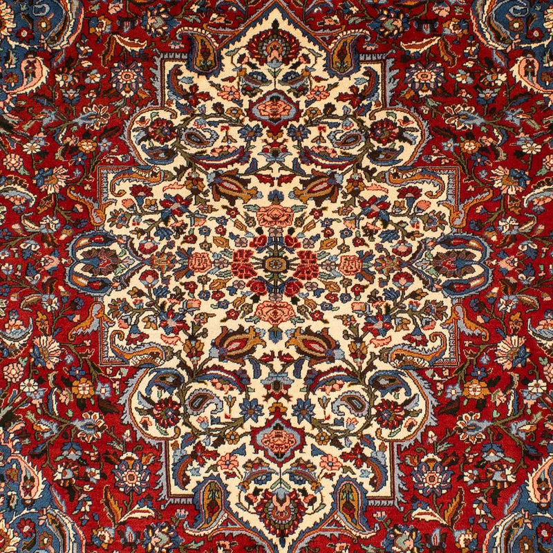 Persisk tæppe - Nomadisk - 297 x 200 cm - mørkerød