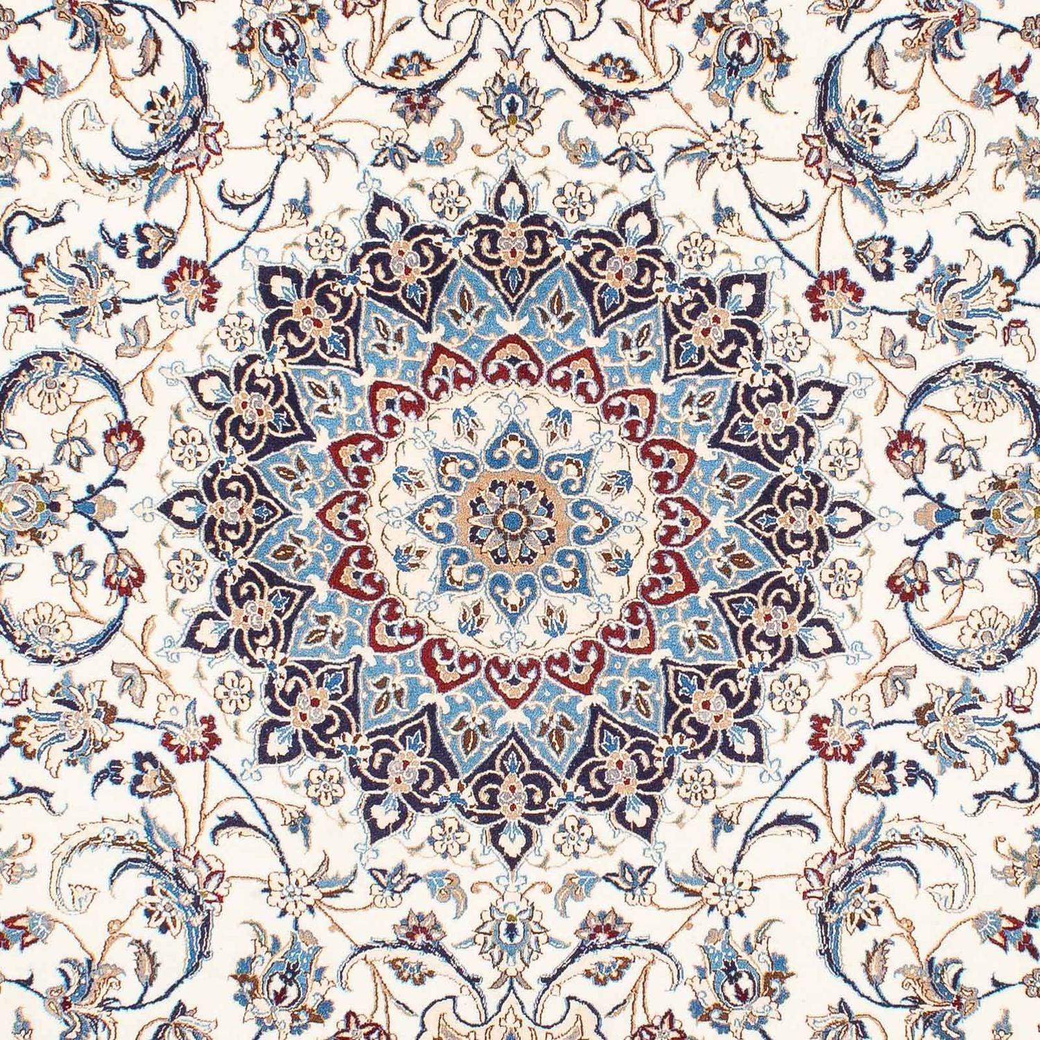 Persisk tæppe - Nain - Premium - 263 x 172 cm - beige