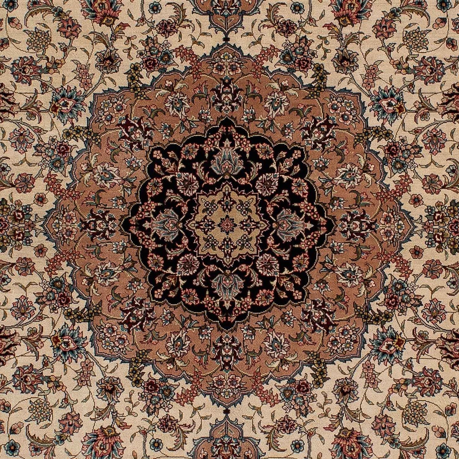 Silketæppe - China Silk - 183 x 122 cm - mørkerød