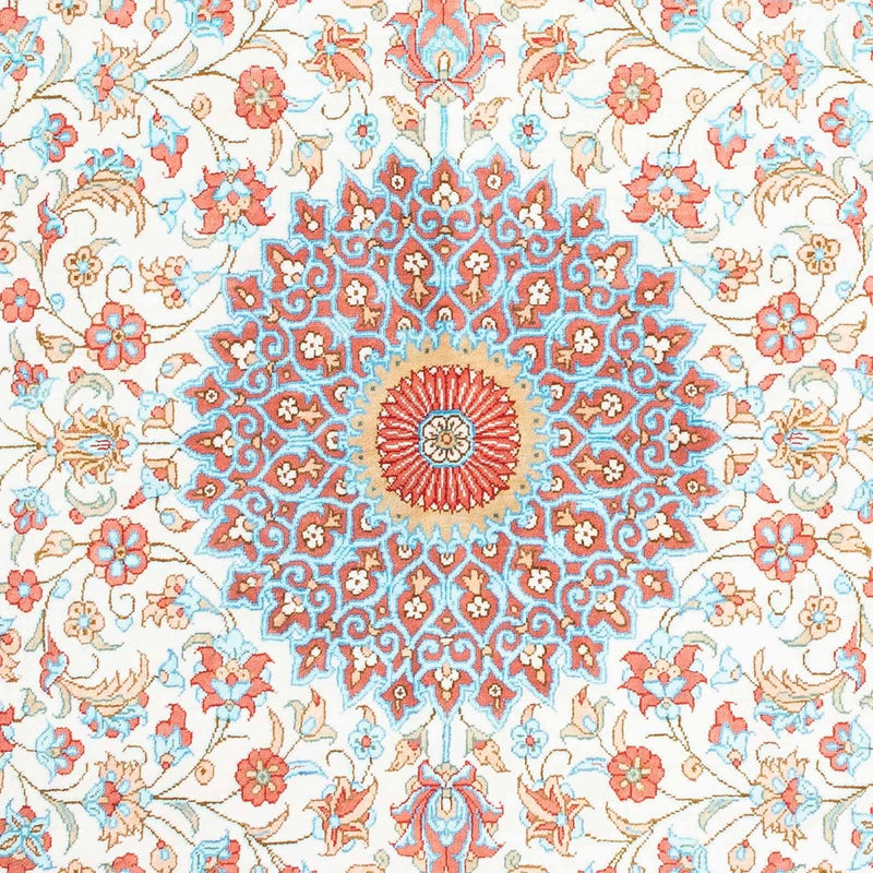 Persisk tæppe - Ghom oval  - 120 x 76 cm - beige