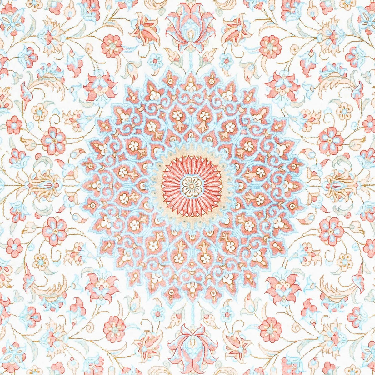 Persisk tæppe - Ghom oval  - 120 x 76 cm - beige