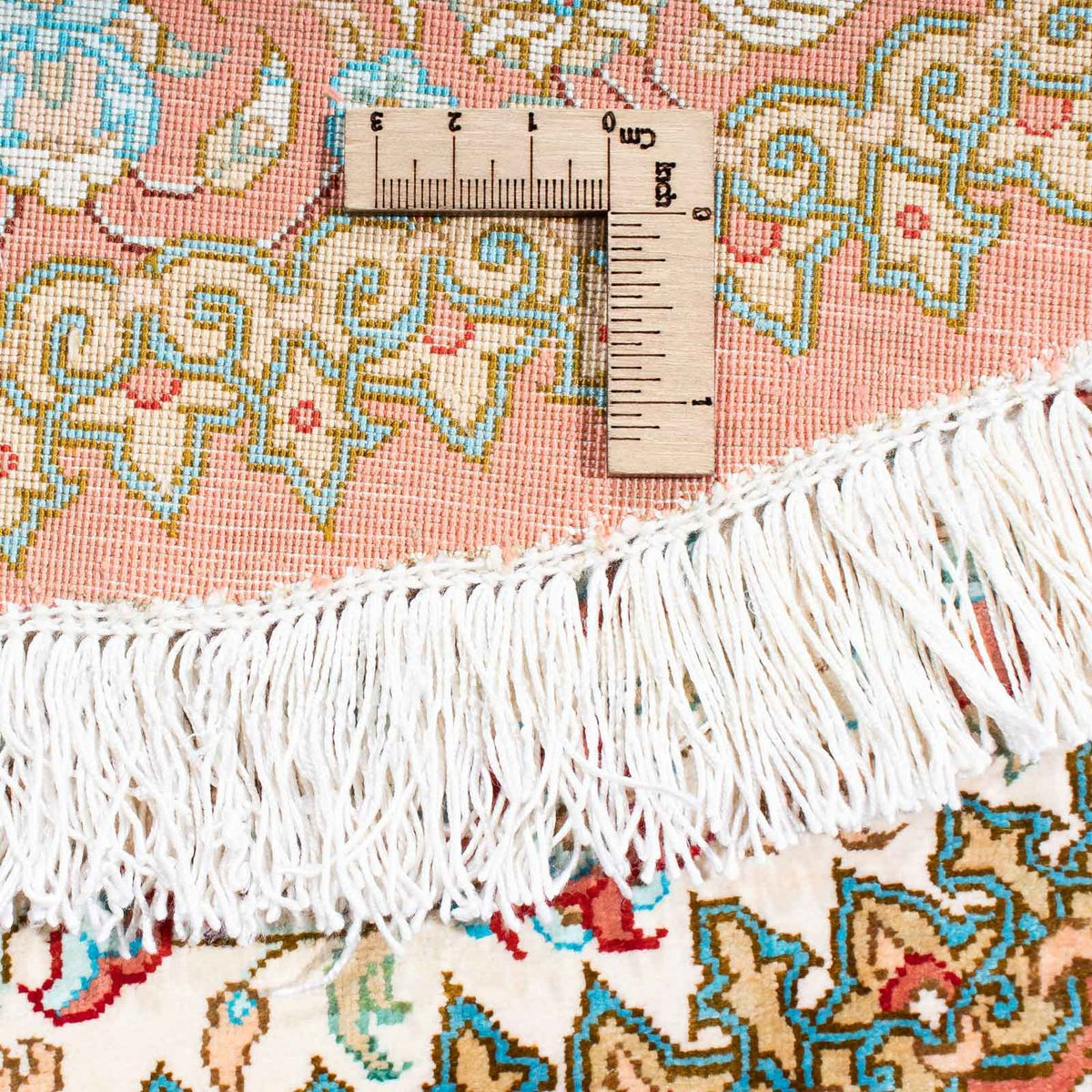 Persisk tæppe - Ghom oval  - 120 x 76 cm - beige