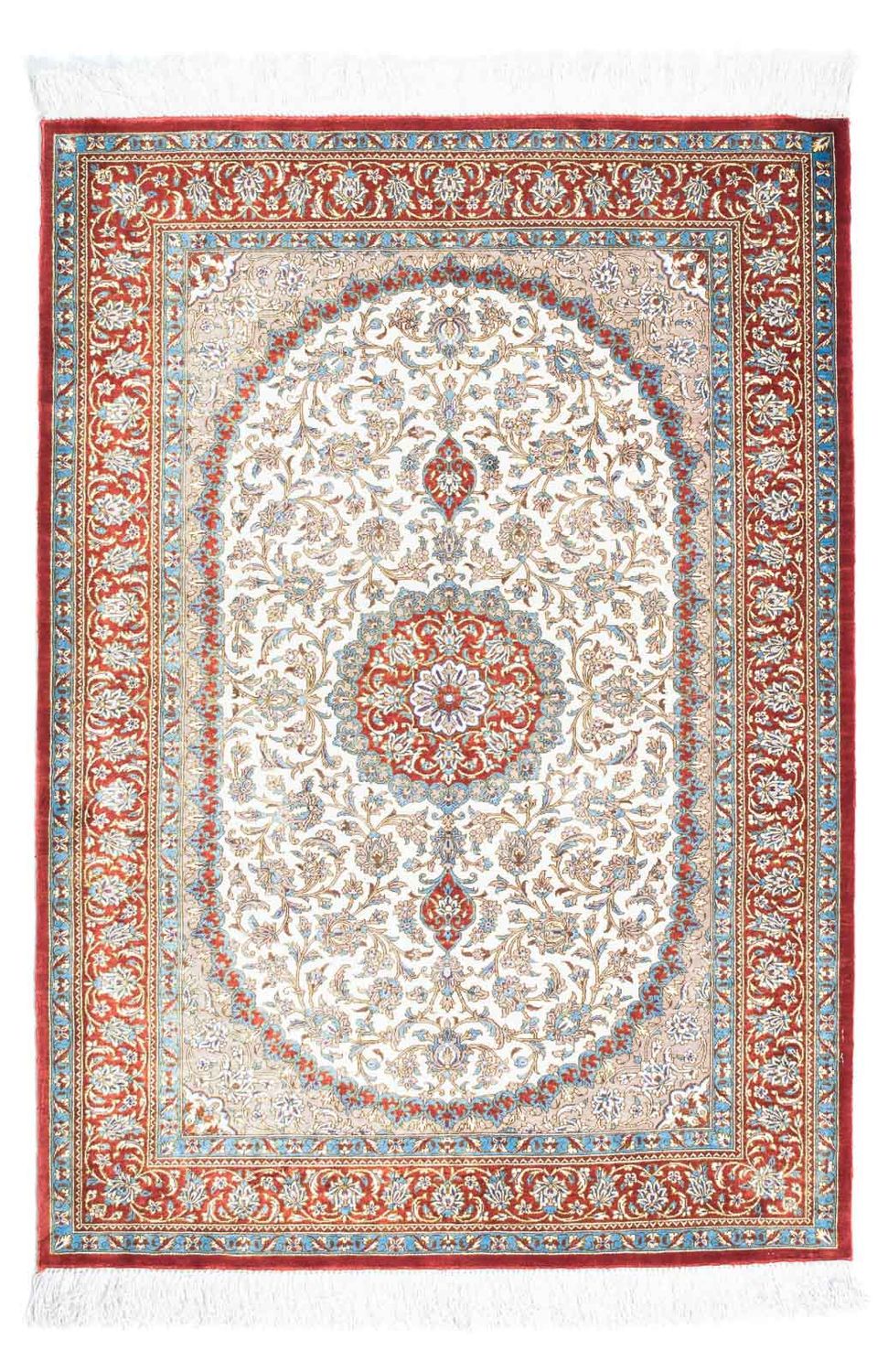 Persisk tæppe - Ghom - 118 x 80 cm - beige