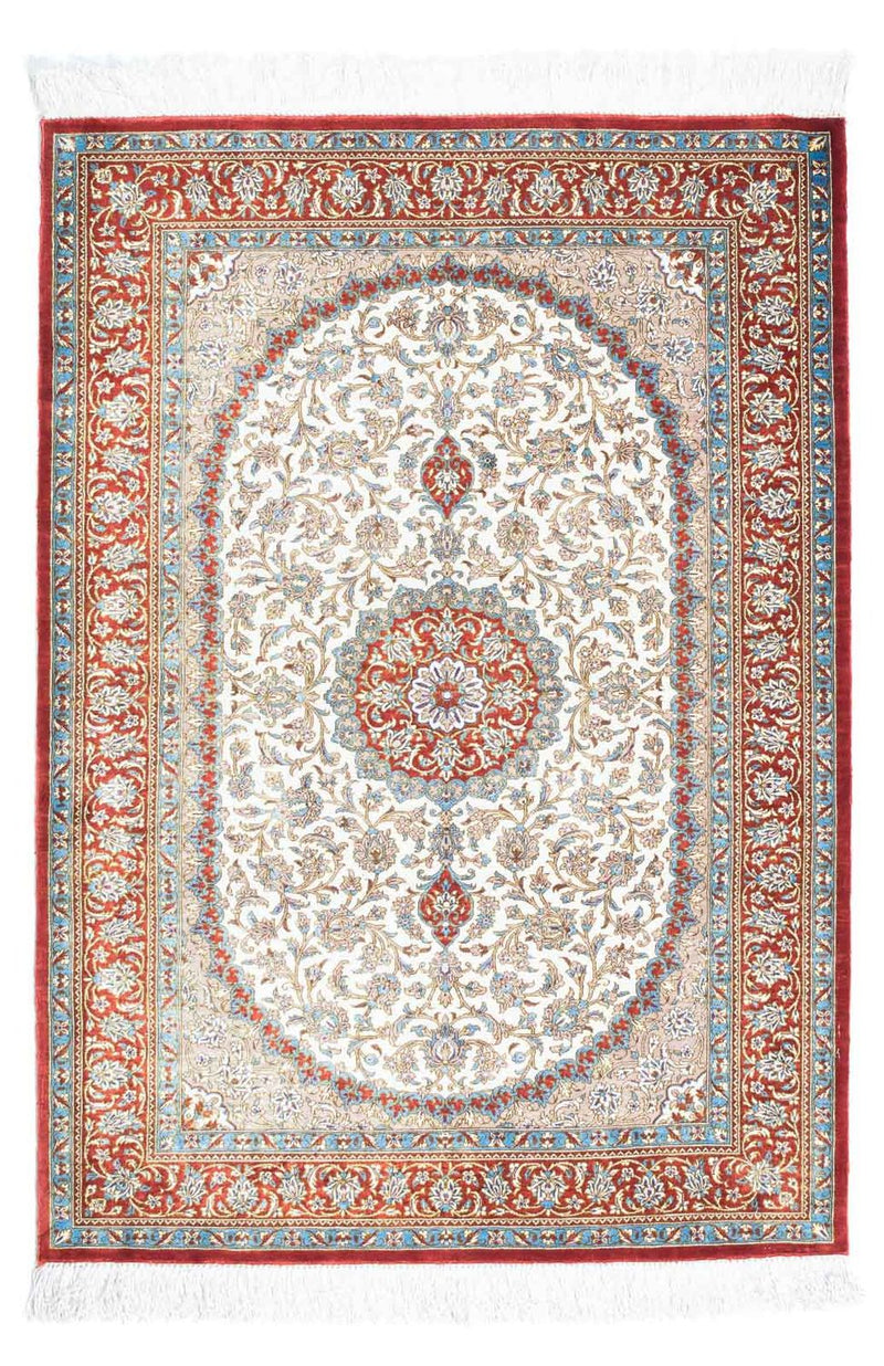 Persisk tæppe - Ghom - 118 x 80 cm - beige