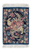 Silketæppe - Ghom Silk - Premium - 40 x 28 cm - mørkeblå