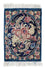 Silketæppe - Ghom Silk - Premium - 40 x 28 cm - mørkeblå