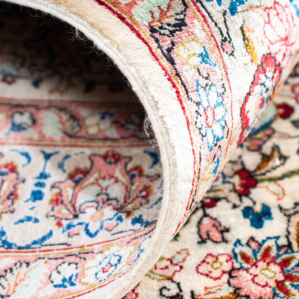 Persisk tæppe - Ghom - 120 x 80 cm - beige