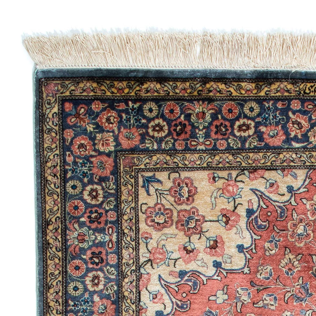 Qom Tæppe 78x121cm - Persisk tæppe