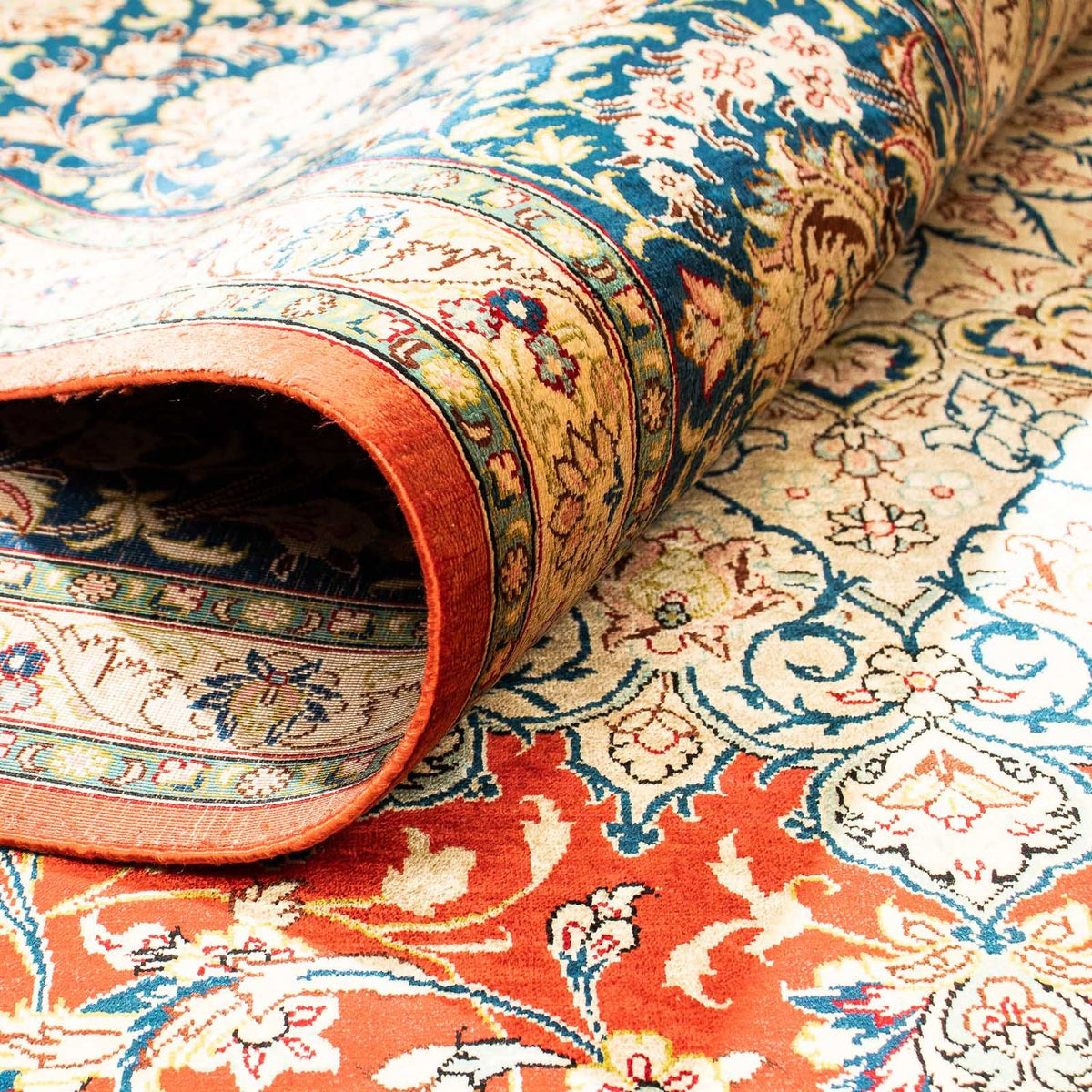 Persisk tæppe - Ghom - 296 x 196 cm - rust