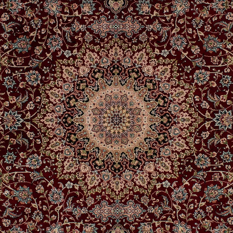Silketæppe - China Silk - 183 x 122 cm - mørkerød