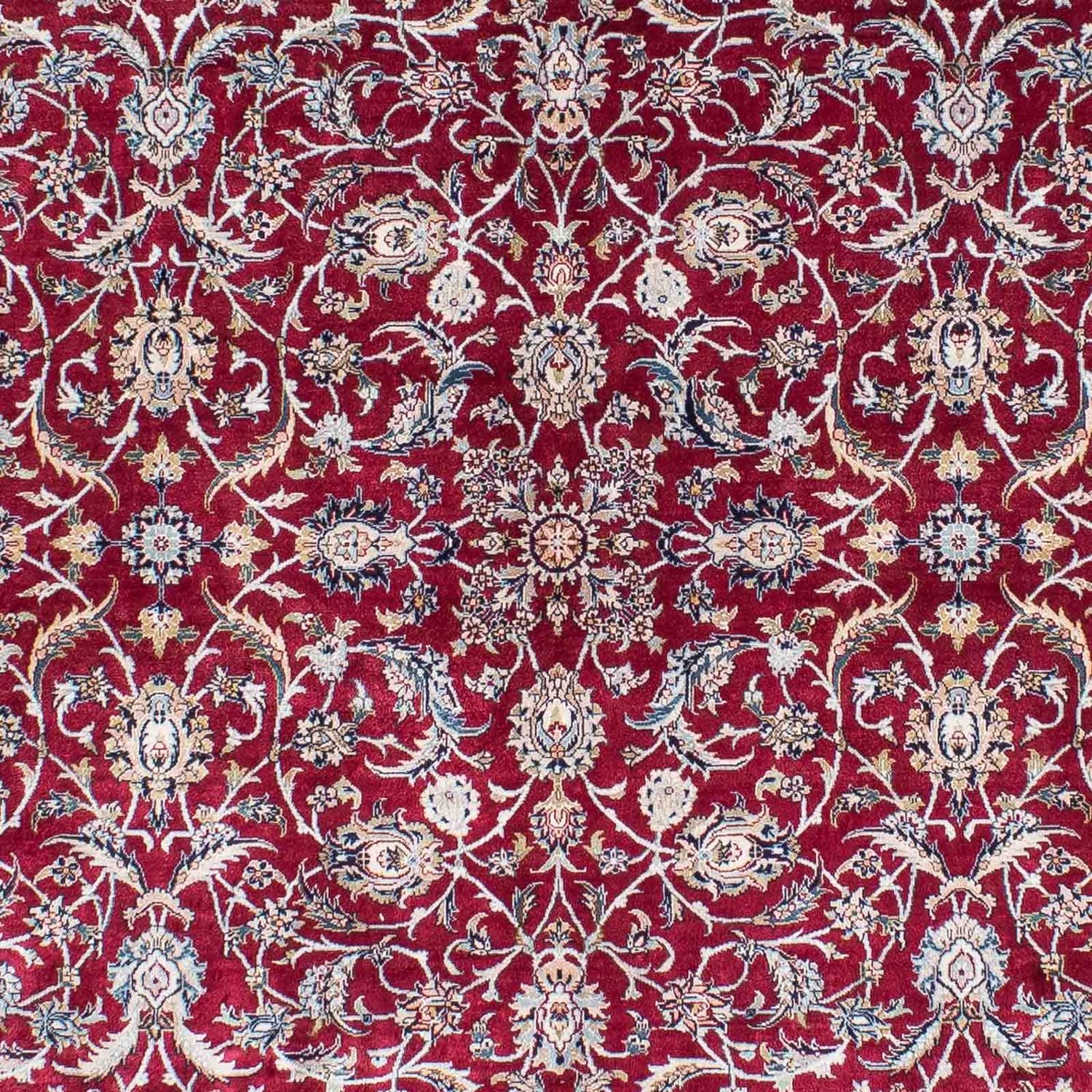 Orientalsk tæppe - Hereke - 246 x 170 cm - mørkerød