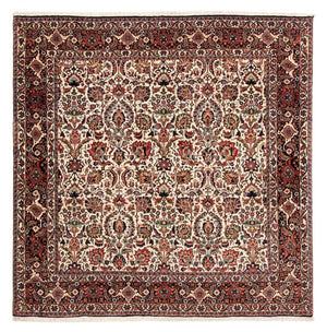 Persisk tæppe - Bijar firkantet  - 202 x 197 cm - flerfarvet