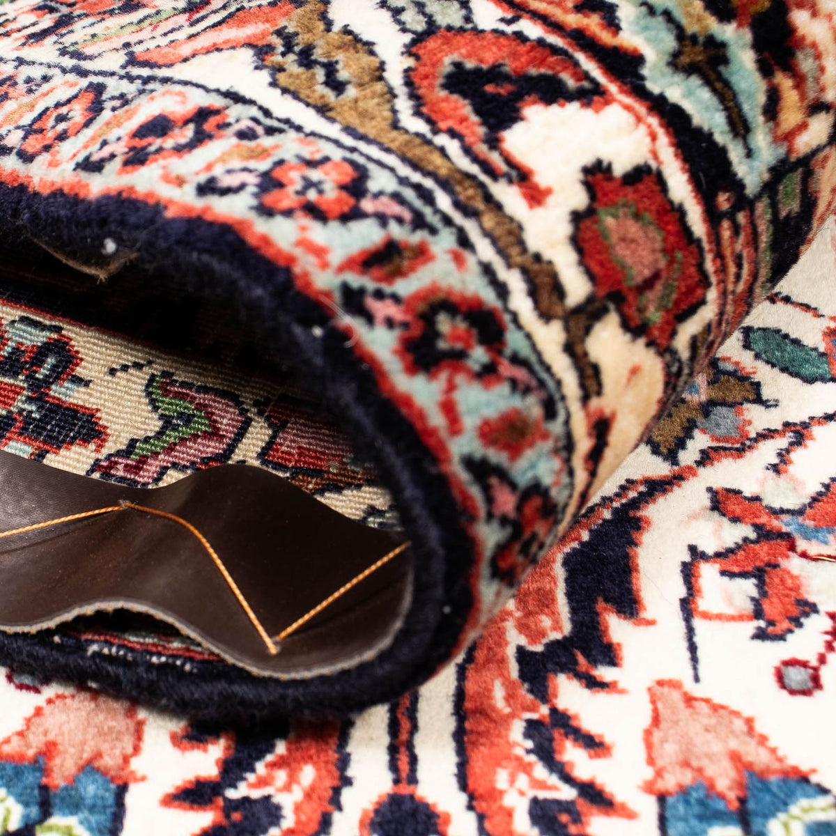 Persisk tæppe - Bijar firkantet  - 202 x 197 cm - flerfarvet