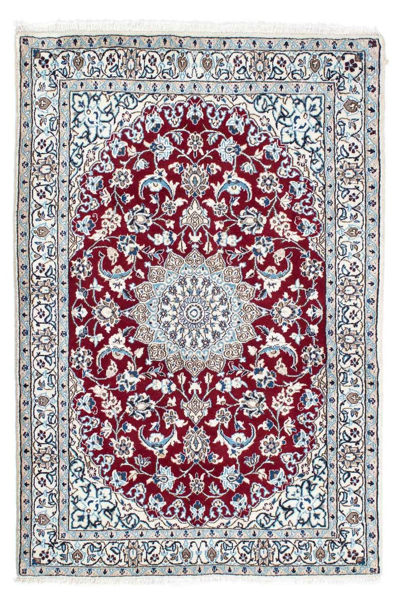 Persisk tæppe - Nain - Royal - 173 x 114 cm - mørkerød
