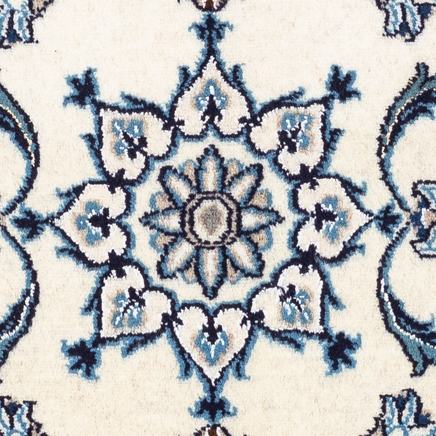 Persisk tæppe - Nain - 135 x 69 cm - beige