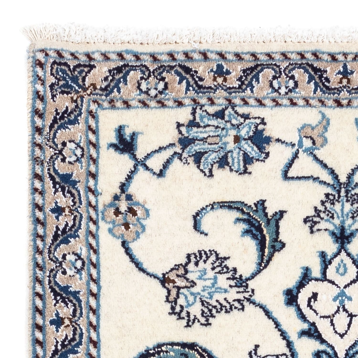 Persisk tæppe - Nain - 135 x 69 cm - beige
