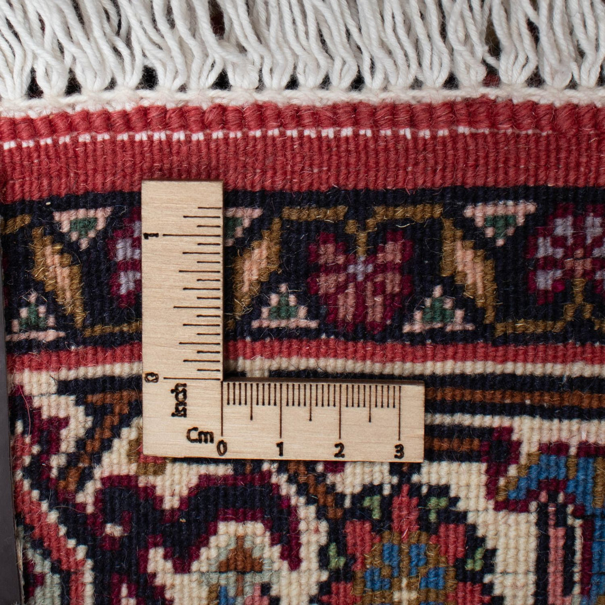 Løber Persisk tæppe - Bijar - 298 x 88 cm - mørkerød