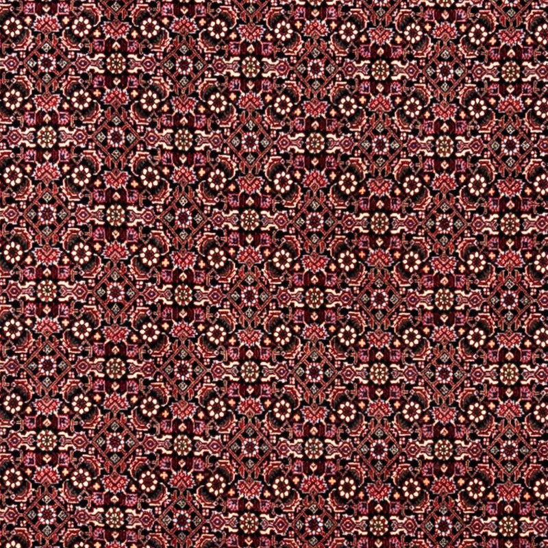 Persisk tæppe - Bijar - Royal - 346 x 250 cm - mørkerød