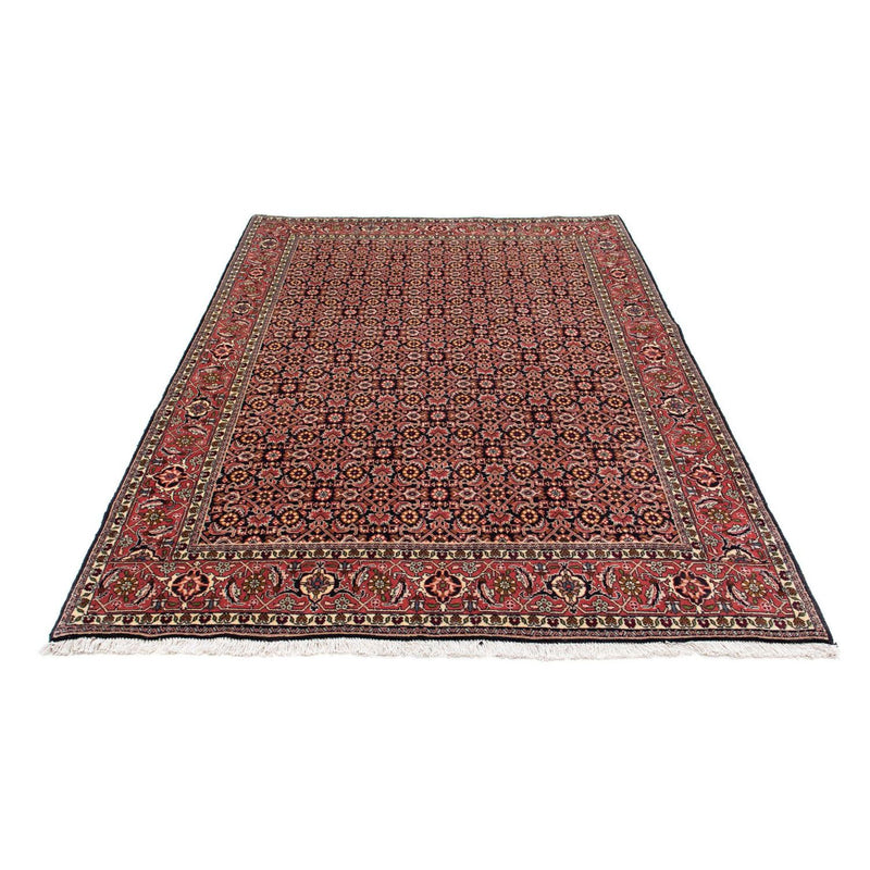 Persisk tæppe - Bijar - 217 x 141 cm - mørkeblå