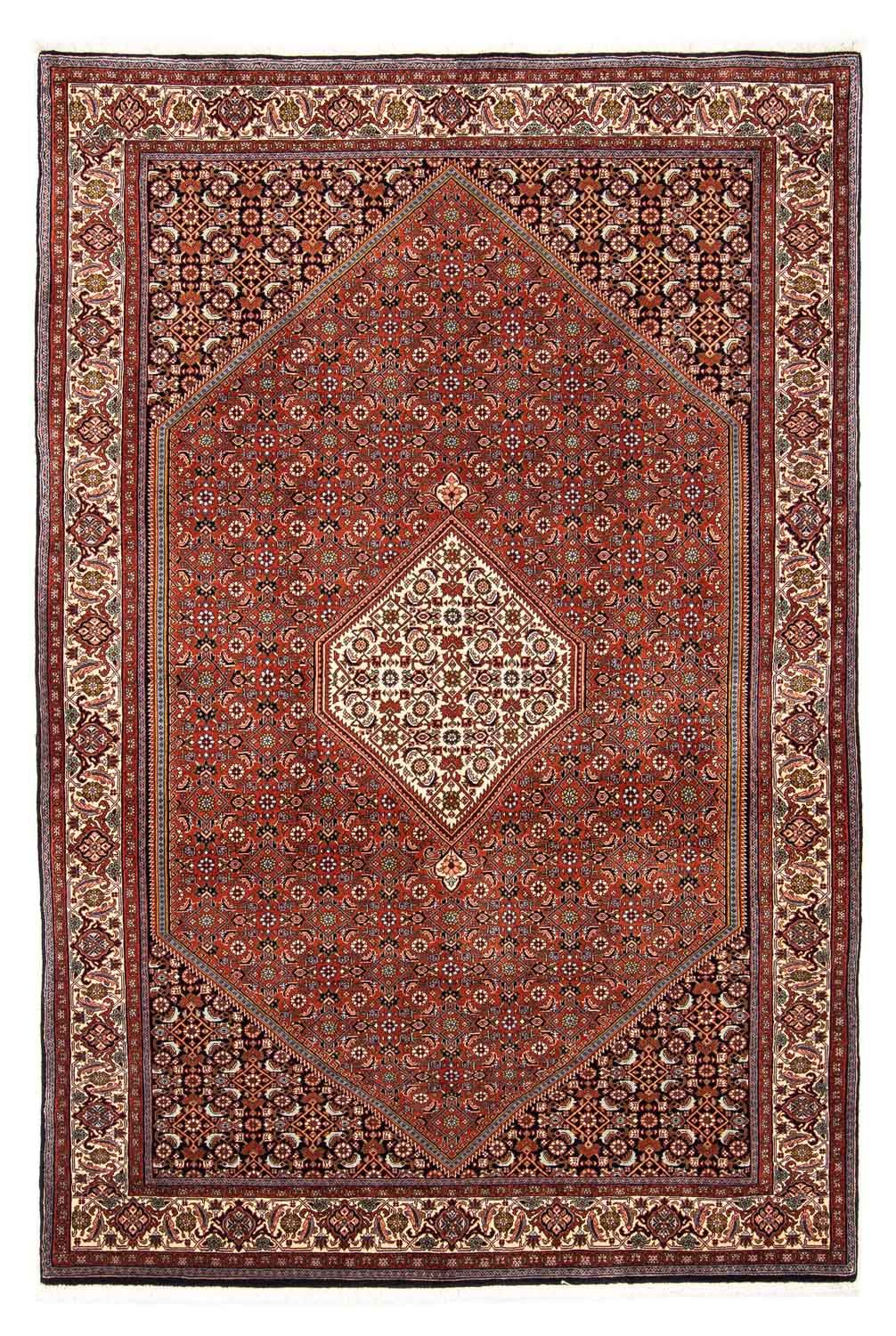 Persisk tæppe - Bijar - 245 x 167 cm - brun