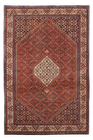 Persisk tæppe - Bijar - 245 x 167 cm - brun