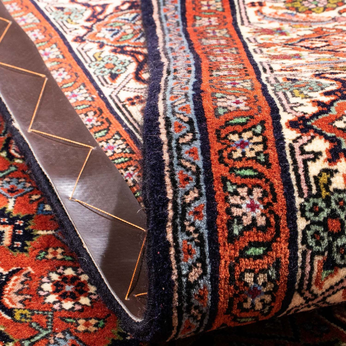 Persisk tæppe - Bijar - 245 x 167 cm - brun