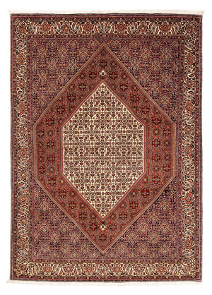 Persisk tæppe - Bijar - 231 x 163 cm - flerfarvet