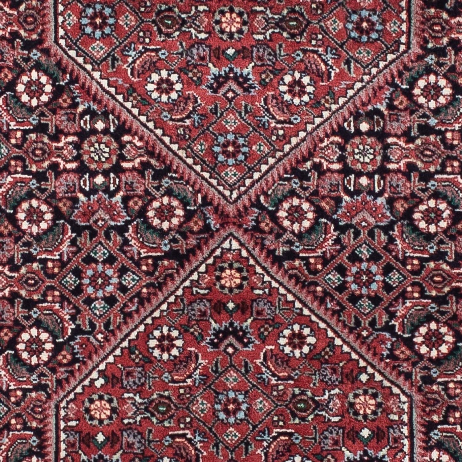 Løber Persisk tæppe - Bijar - 200 x 70 cm - mørkeblå