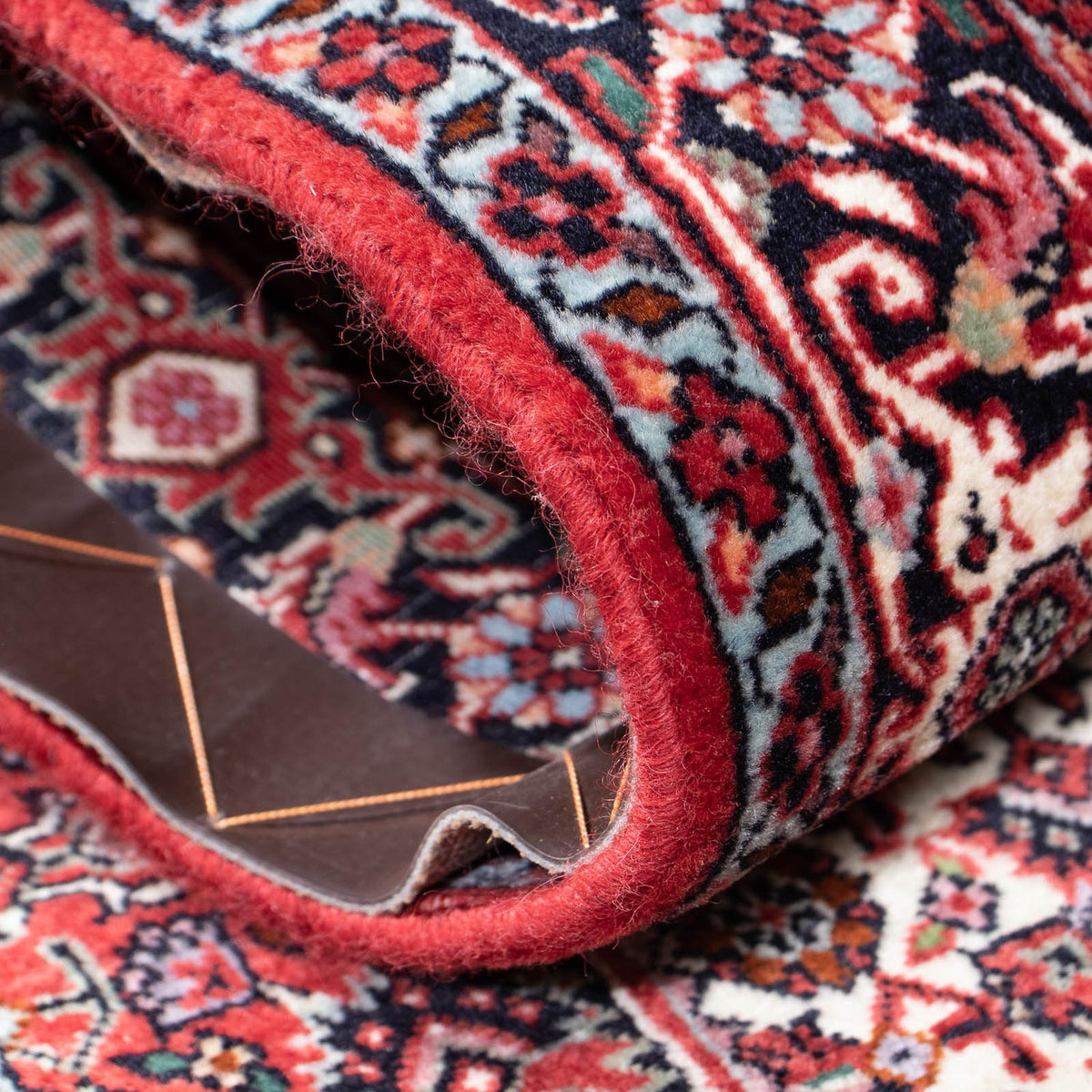 Løber Persisk tæppe - Bijar - 197 x 74 cm - rød