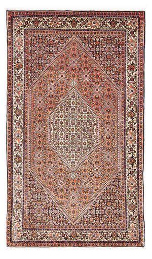 Persisk tæppe - Bijar - 179 x 113 cm - lysrød