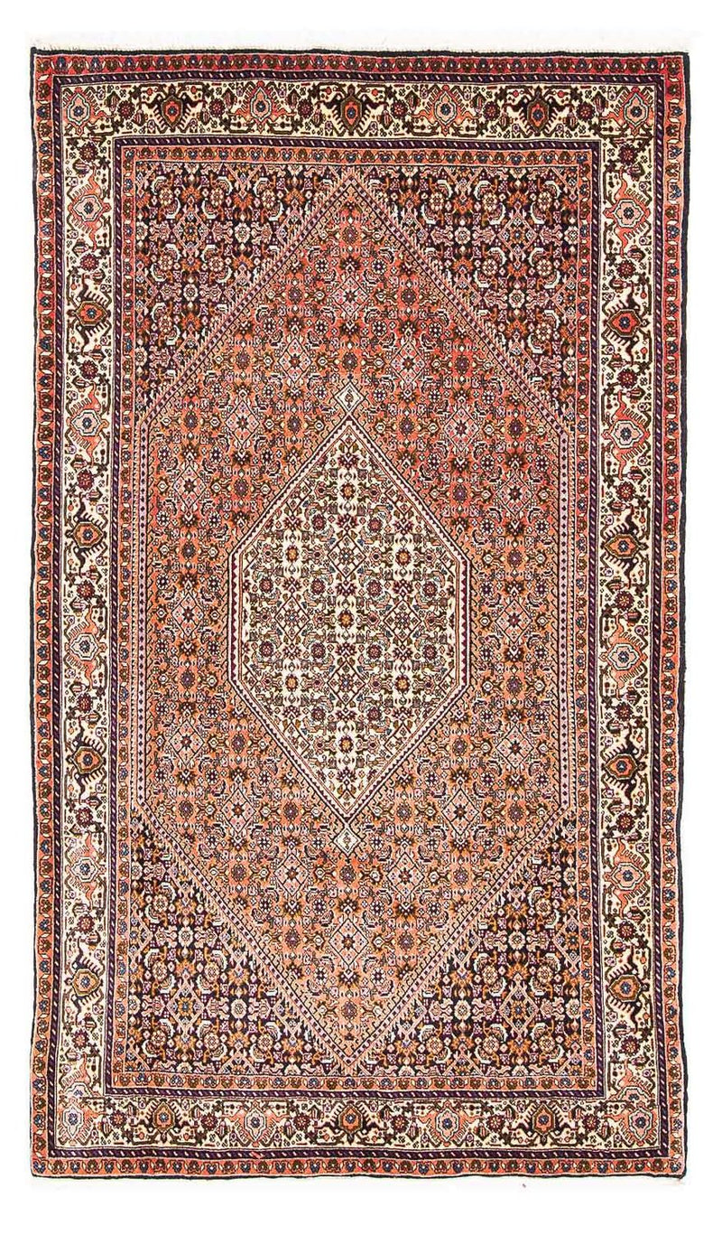 Persisk tæppe - Bijar - 179 x 113 cm - lysrød