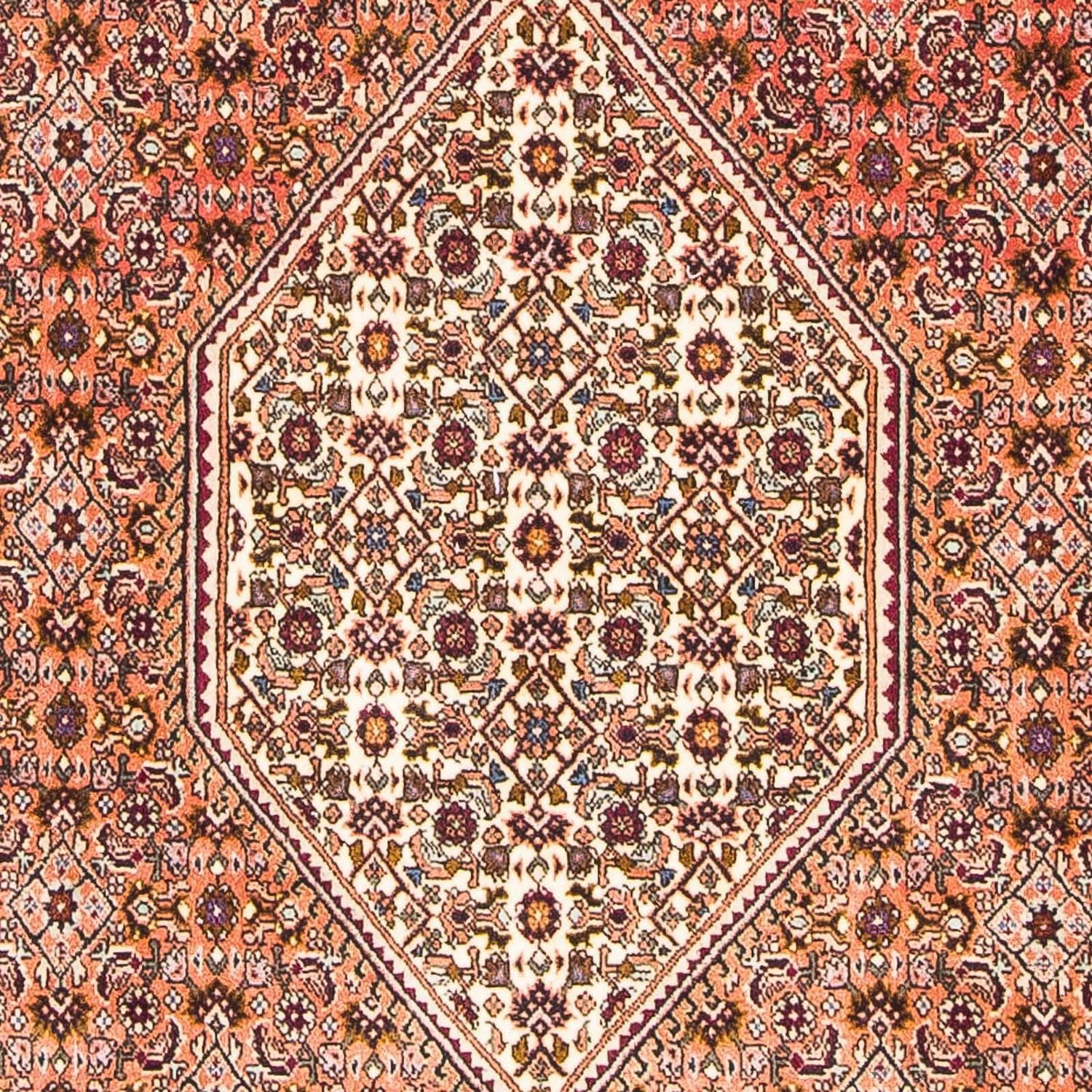 Persisk tæppe - Bijar - 179 x 113 cm - lysrød