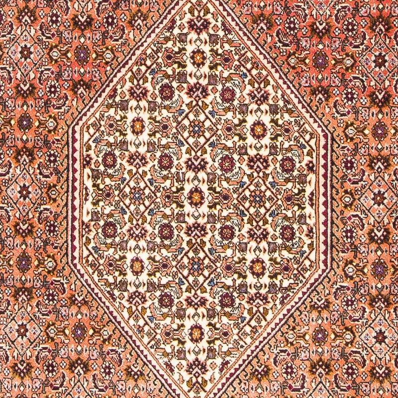 Persisk tæppe - Bijar - 179 x 113 cm - lysrød