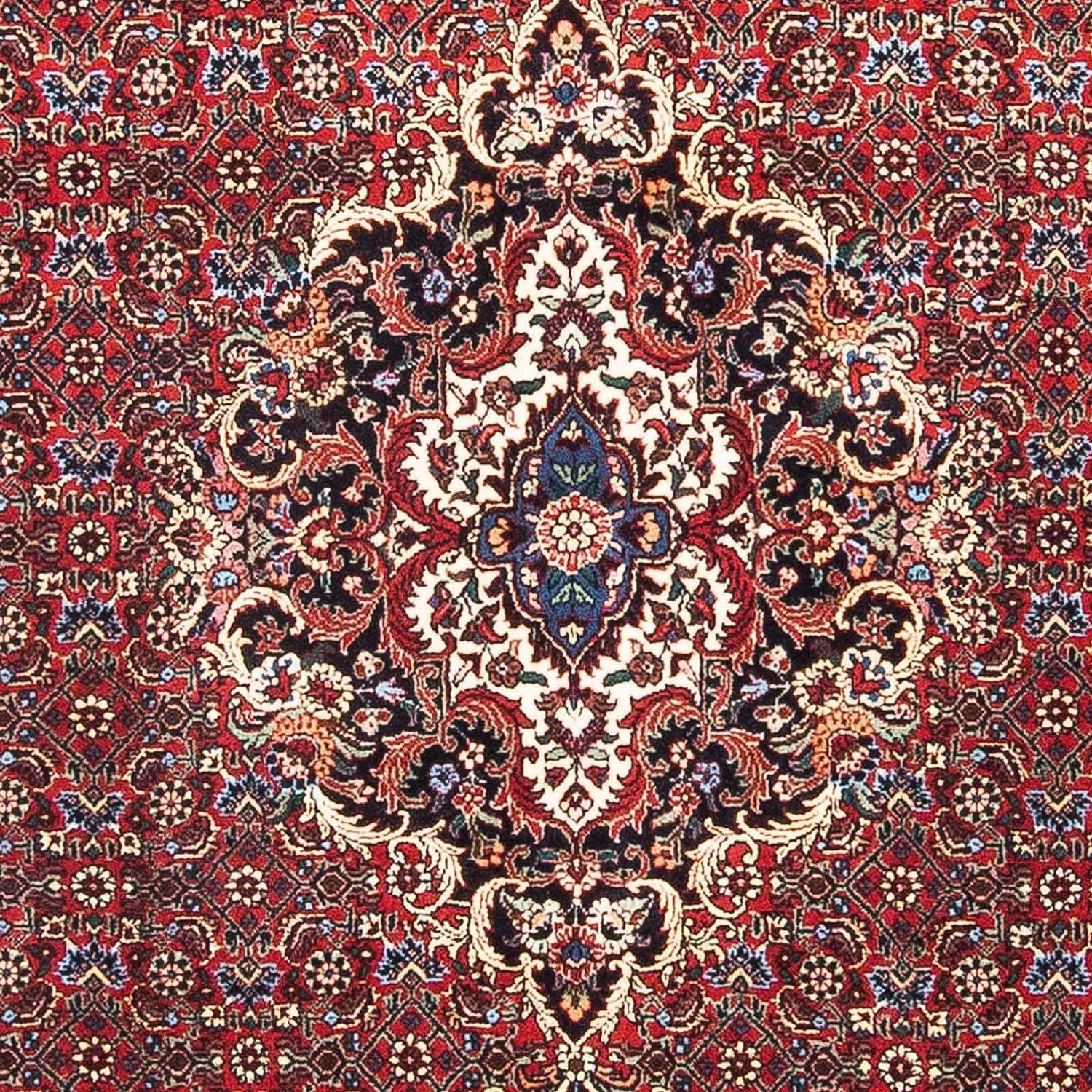 Persisk tæppe - Bijar - 172 x 110 cm - lysrød