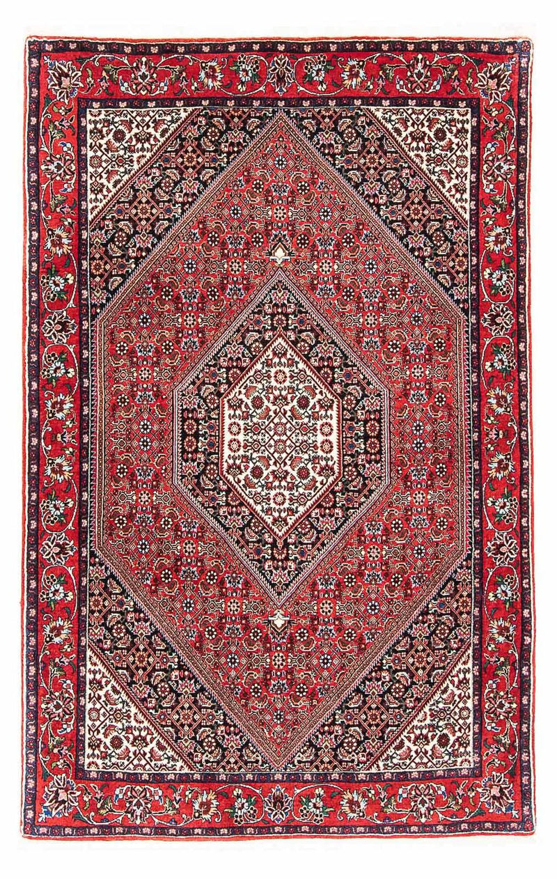 Persisk tæppe - Bijar - 174 x 110 cm - rød