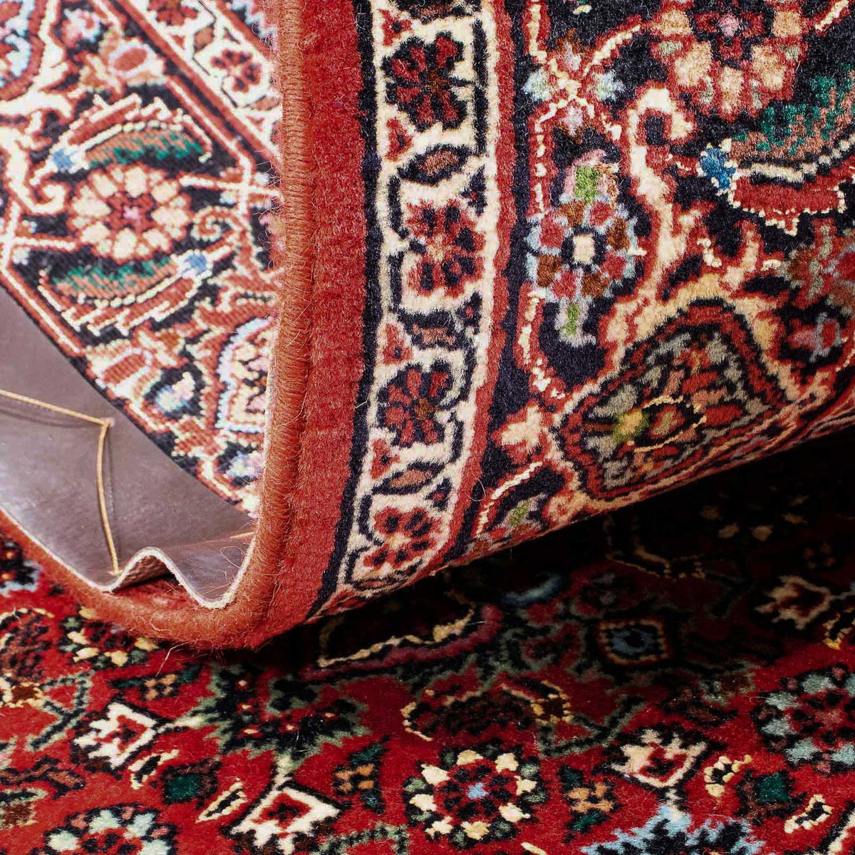 Persisk tæppe - Bijar - 170 x 109 cm - rød