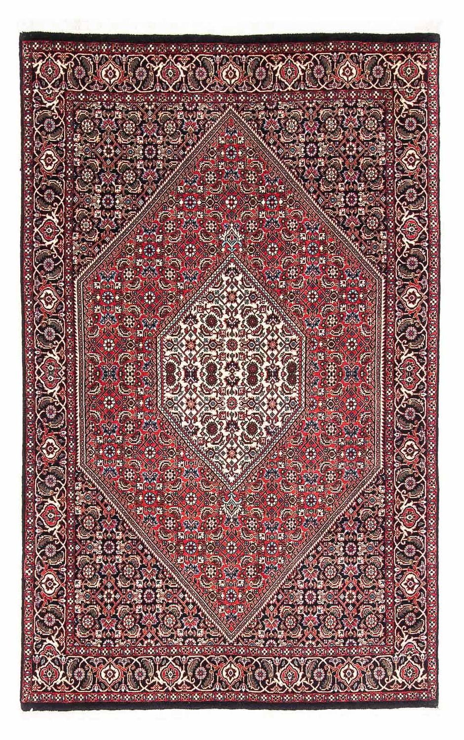 Persisk tæppe - Bijar - 176 x 109 cm - mørkeblå