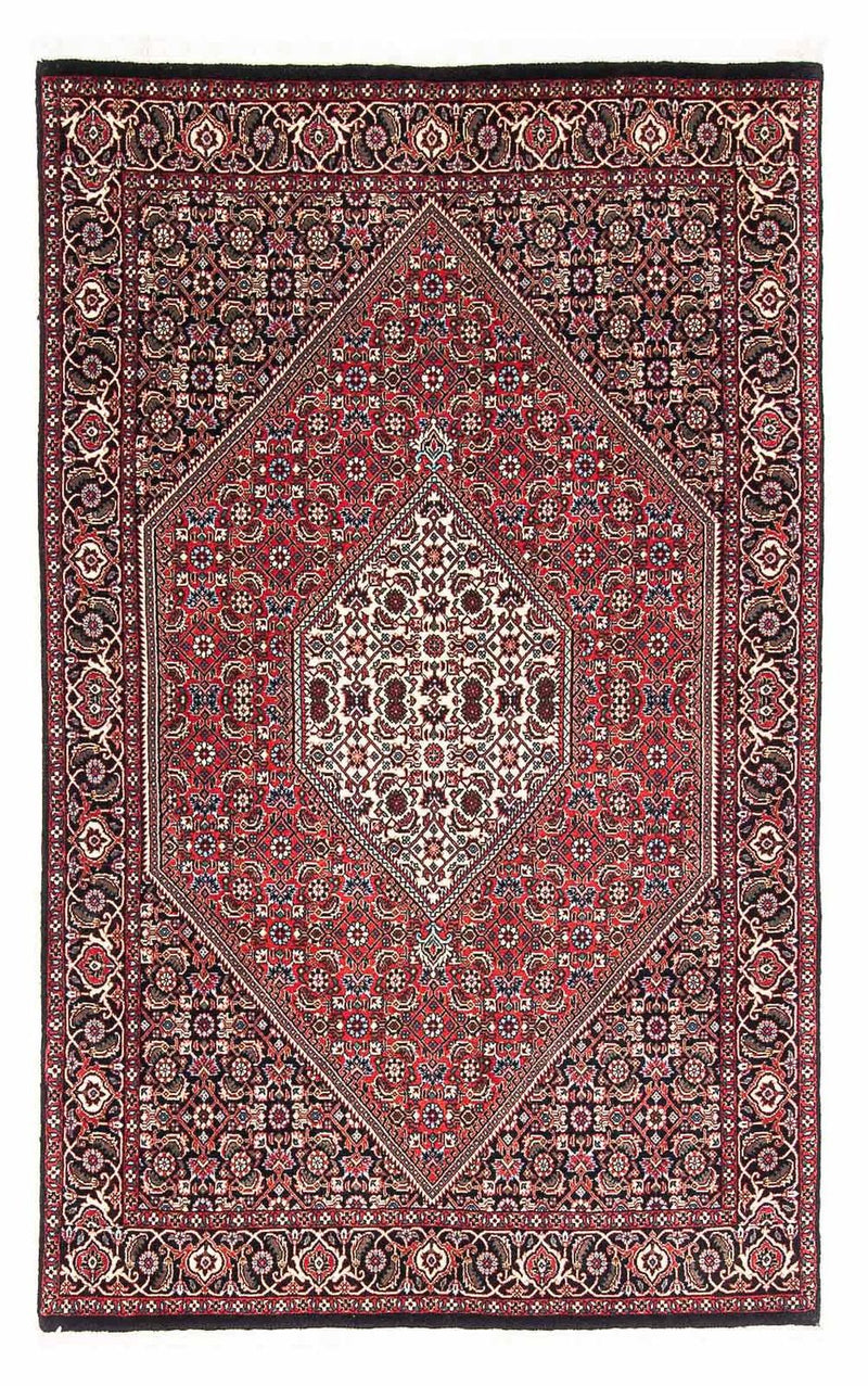 Persisk tæppe - Bijar - 176 x 109 cm - mørkeblå