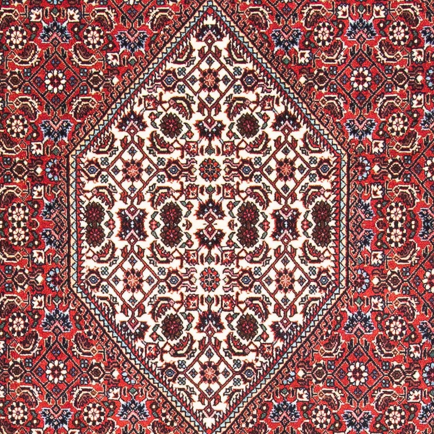Persisk tæppe - Bijar - 176 x 109 cm - mørkeblå