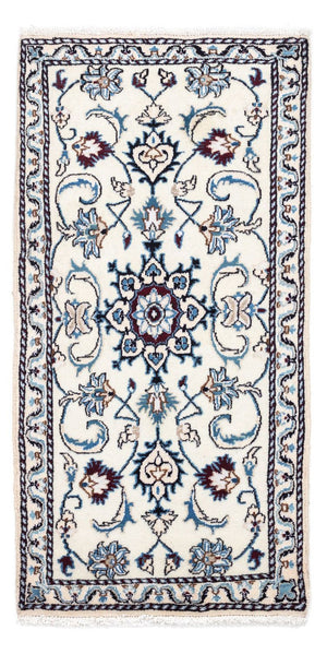 Persisk tæppe - Nain - 137 x 66 cm - beige
