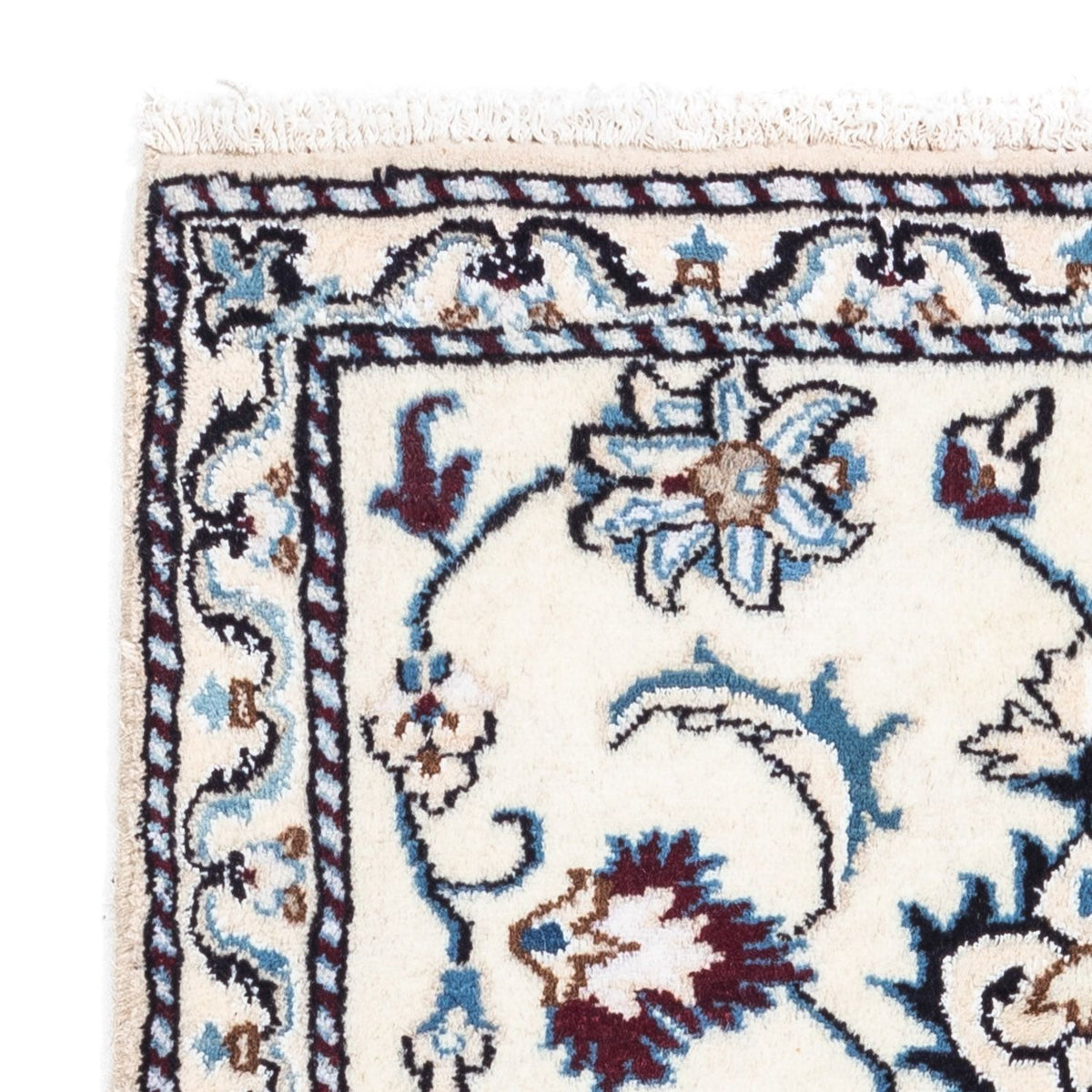 Persisk tæppe - Nain - 137 x 66 cm - beige