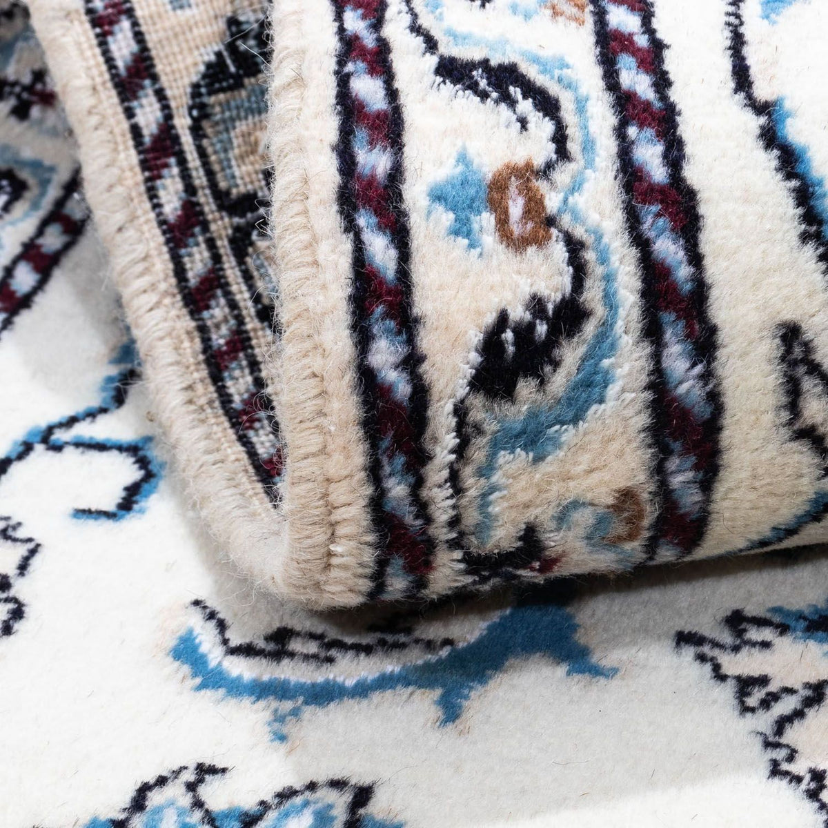 Persisk tæppe - Nain - 137 x 66 cm - beige