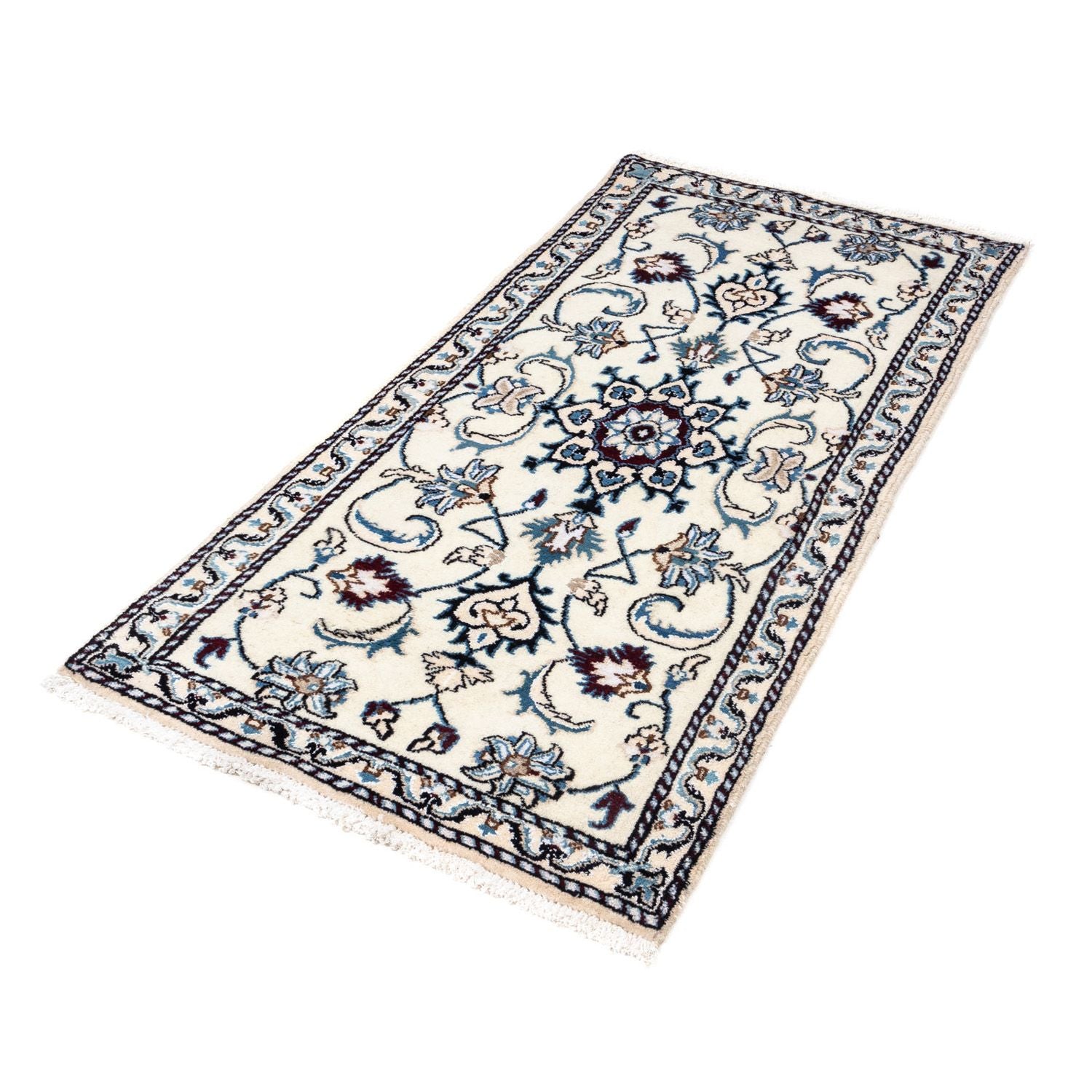 Persisk tæppe - Nain - 137 x 66 cm - beige