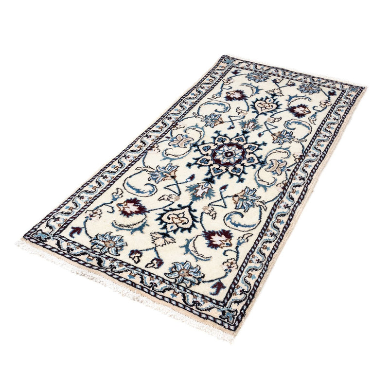 Persisk tæppe - Nain - 137 x 66 cm - beige