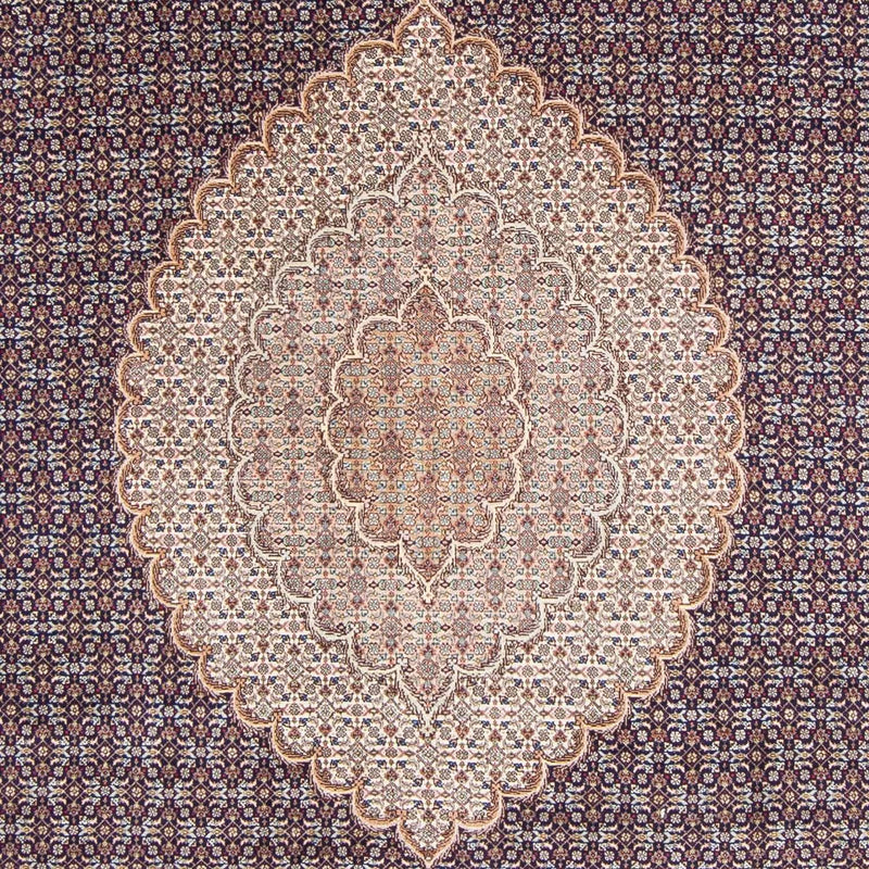Persisk tæppe - Tabriz - 290 x 204 cm - mørkeblå